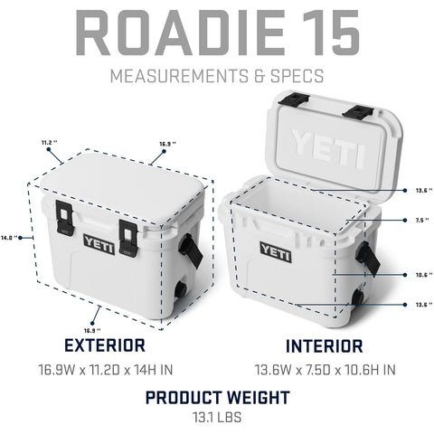 YETI Bearfoot feet stabilize the Cherry Blossom Roadie 15