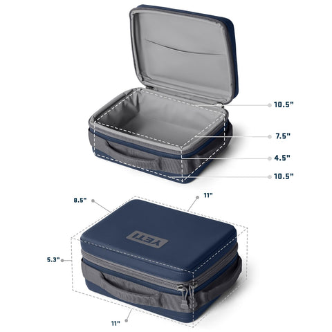 YETI ICE SHEET compatibility feature keeps extra cold packs secure.