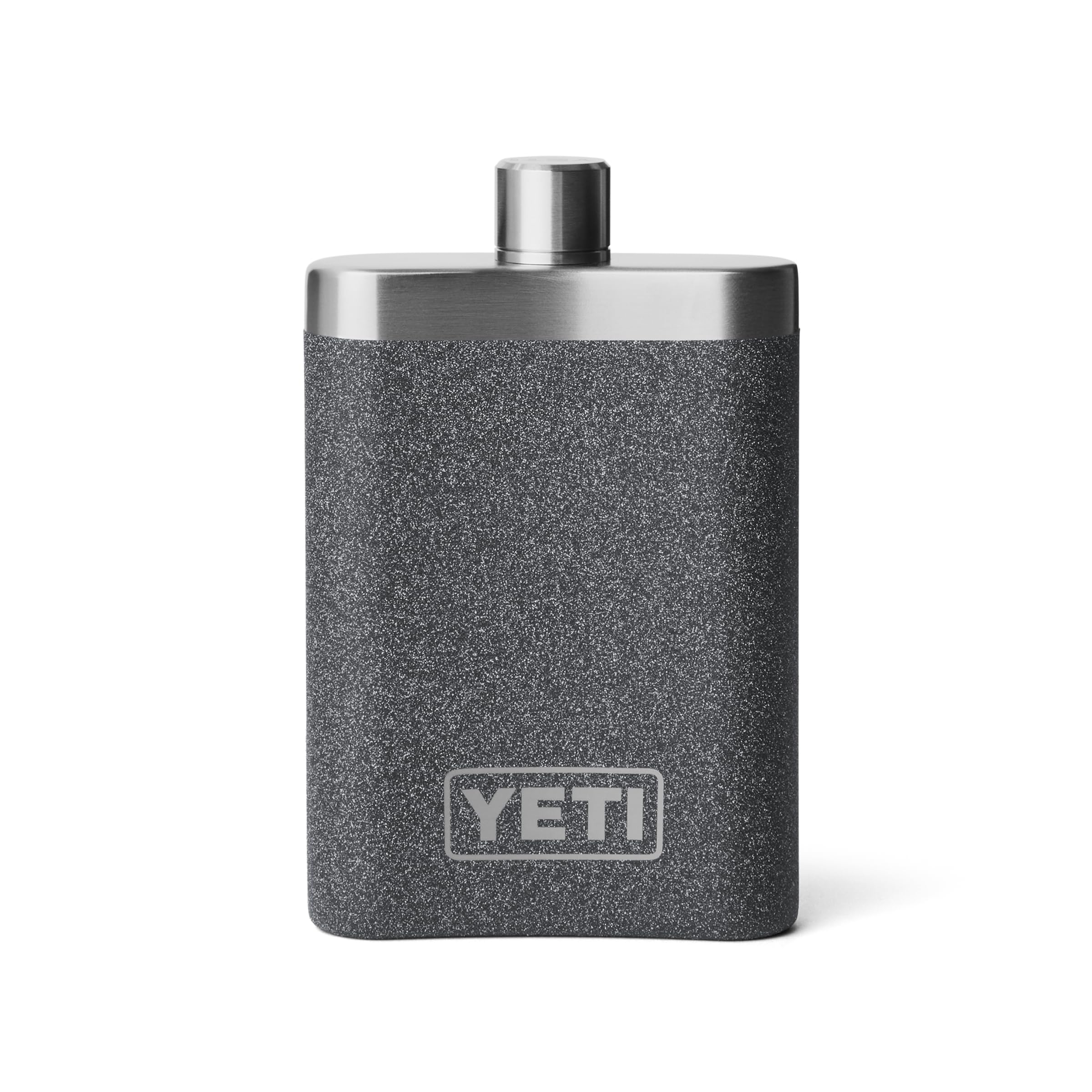 YETI Flask with open cap, inside view showing easy-fill design.