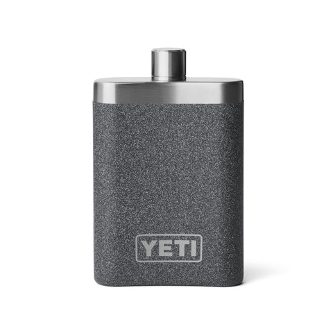 YETI Flask with open cap, inside view showing easy-fill design.