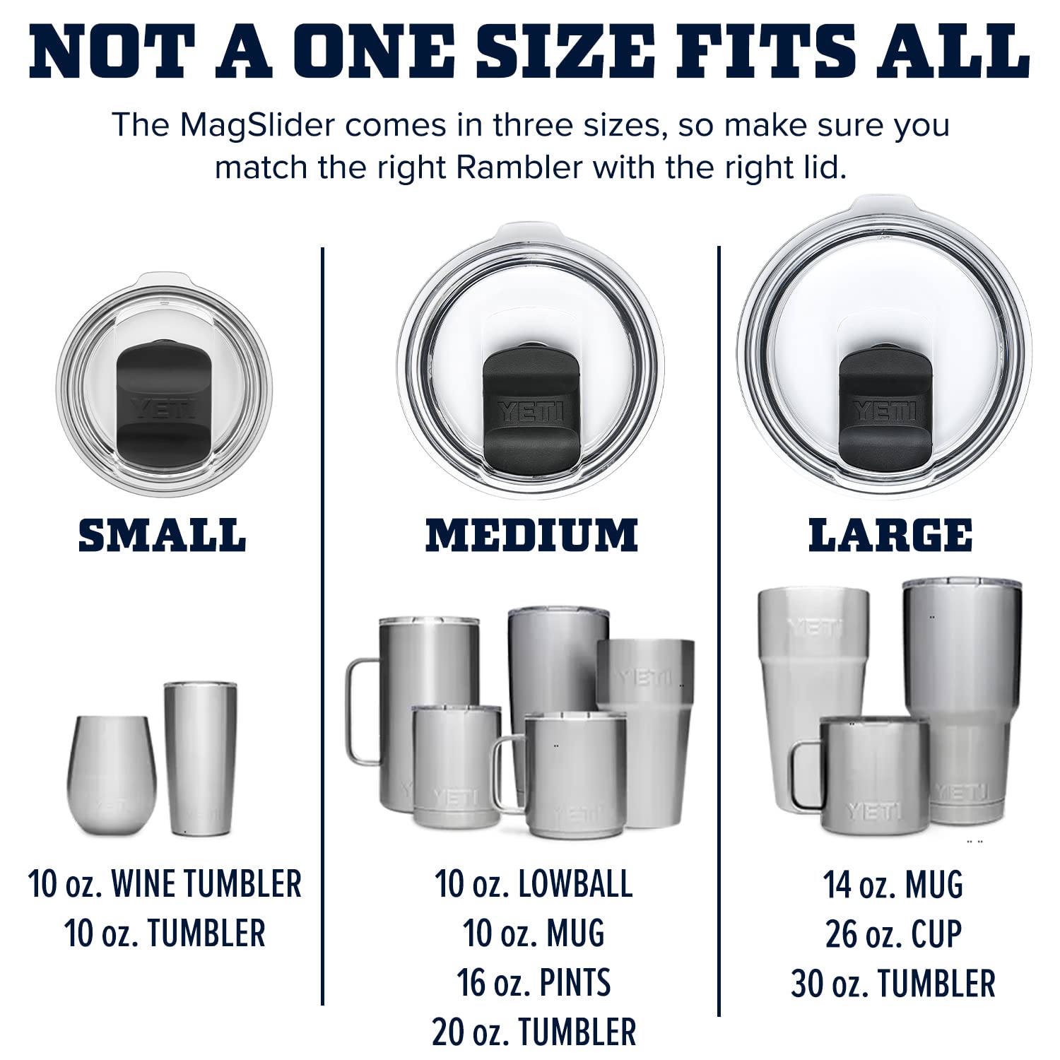 YETI MagSlider lid on a 10oz mug highlighting easy cleaning with removable slider