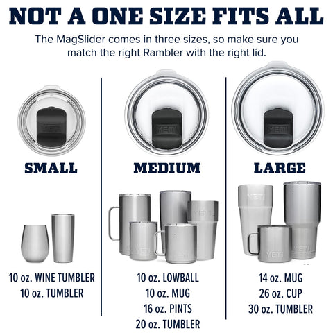 YETI MagSlider lid on a 10oz mug highlighting easy cleaning with removable slider