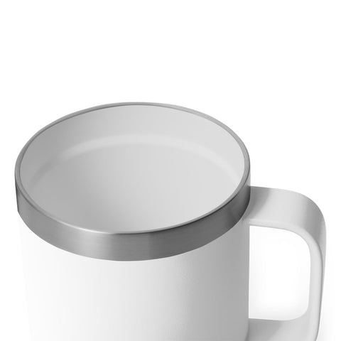Side view of the YETI Rambler handle showing comfortable grip and width