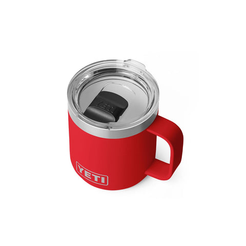 YETI Rambler 10 oz ceramic-lined stackable mug front view for hot coffee on the go