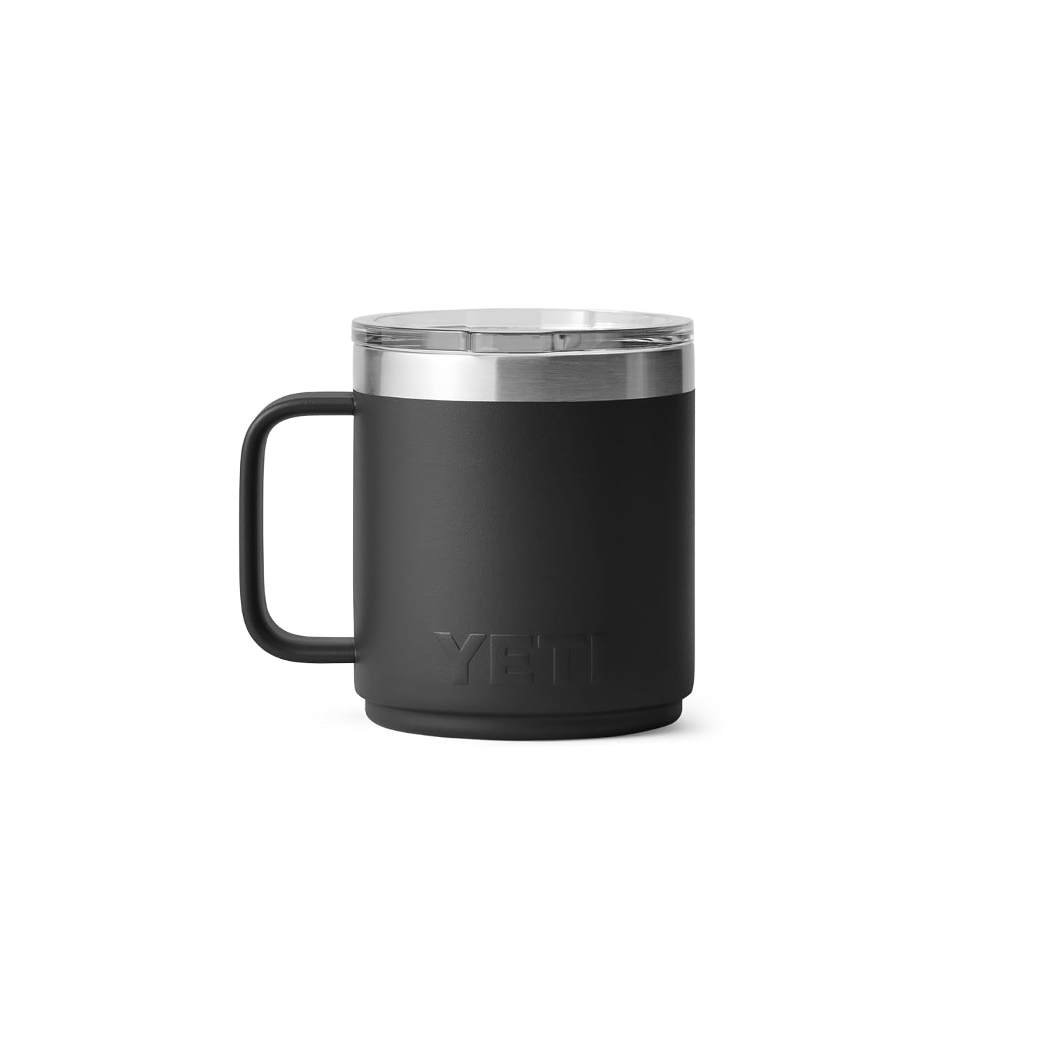 Stackable design of YETI Rambler 10 oz mug with compact packaging