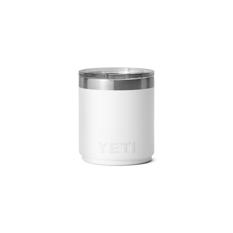 YETI Rambler 10 oz Lowball 2.0 durable stainless steel resists dents.