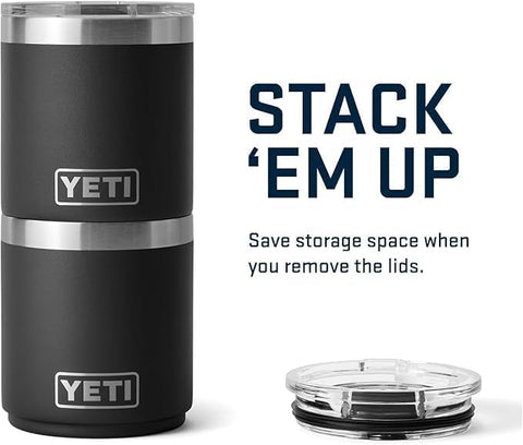 YETI Rambler 10 oz Lowball 2.0 rugged stainless steel construction