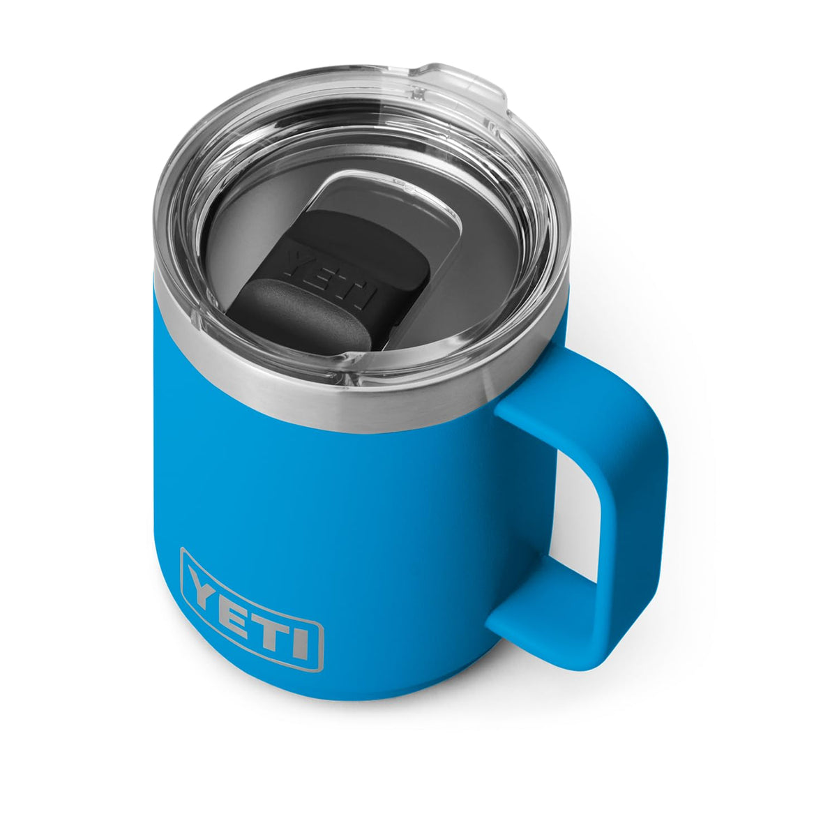 YETI Rambler 10 oz mug with MagSlider lid for secure containment.