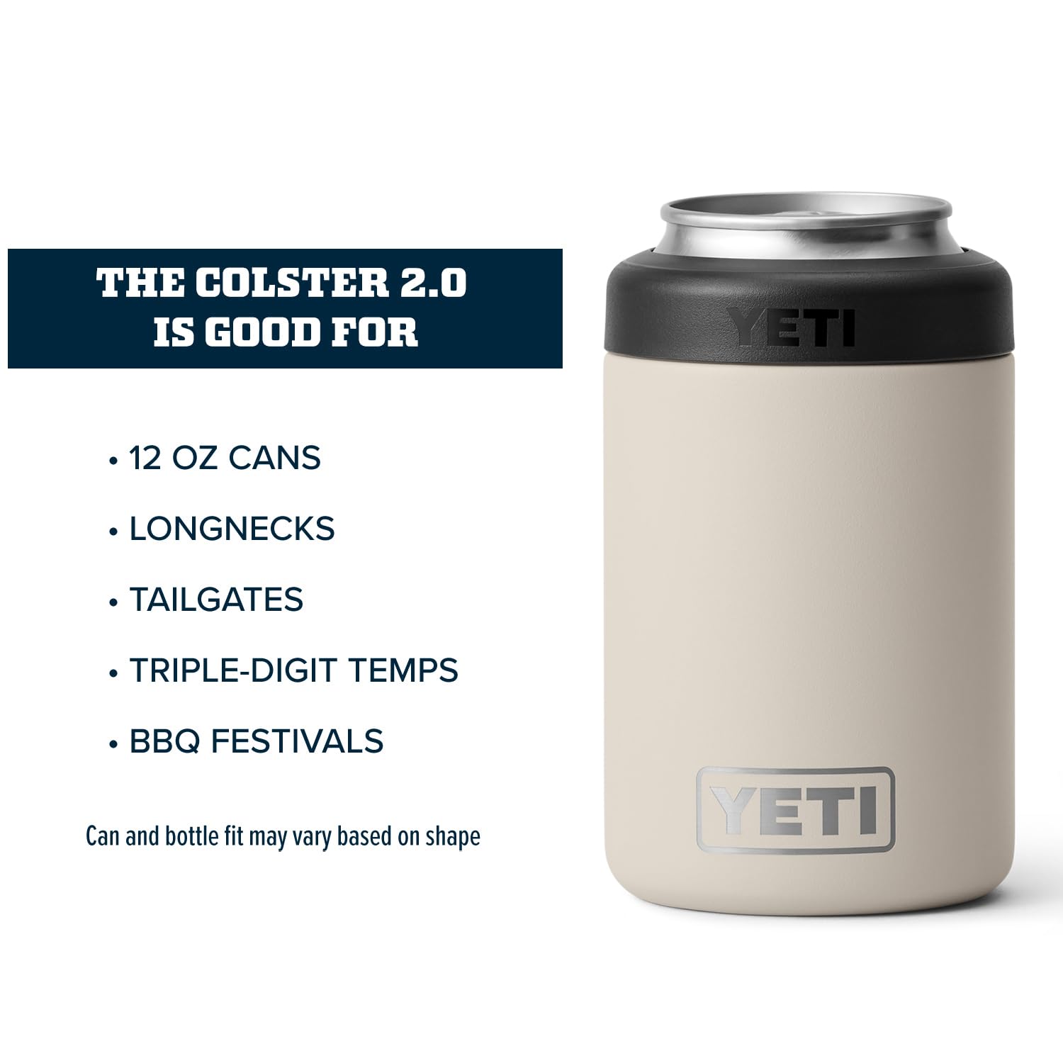 Gasket and quick-seal Load-and-Lock feature on YETI Colster