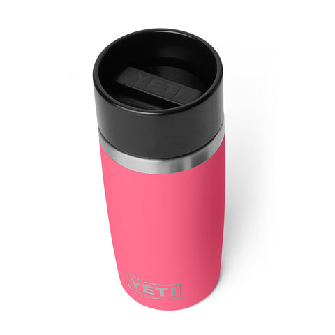 YETI Rambler 12 oz Travel Bottle tropical pink body view for on-the-go cold drinks