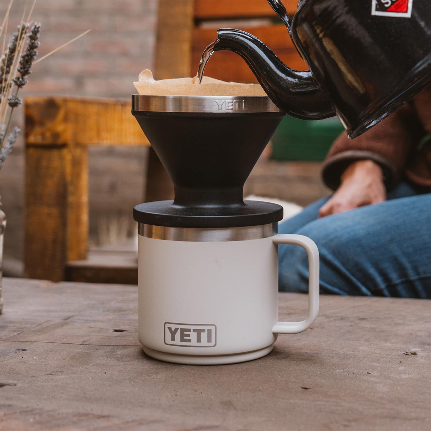 YETI Rambler 14oz dishwasher-safe label for easy cleanup