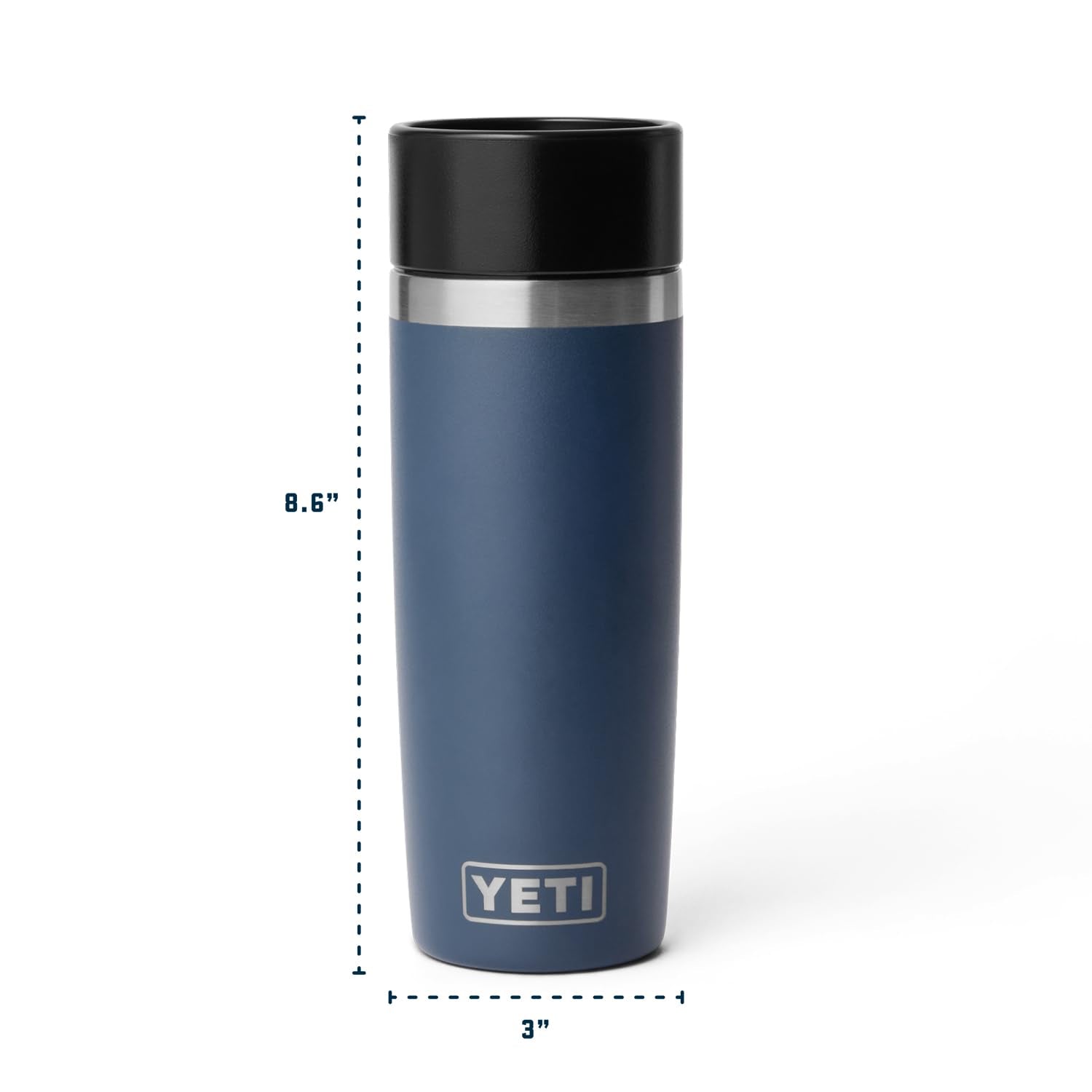 YETI Rambler 16 oz travel bottle dishwasher-safe for easy cleanup
