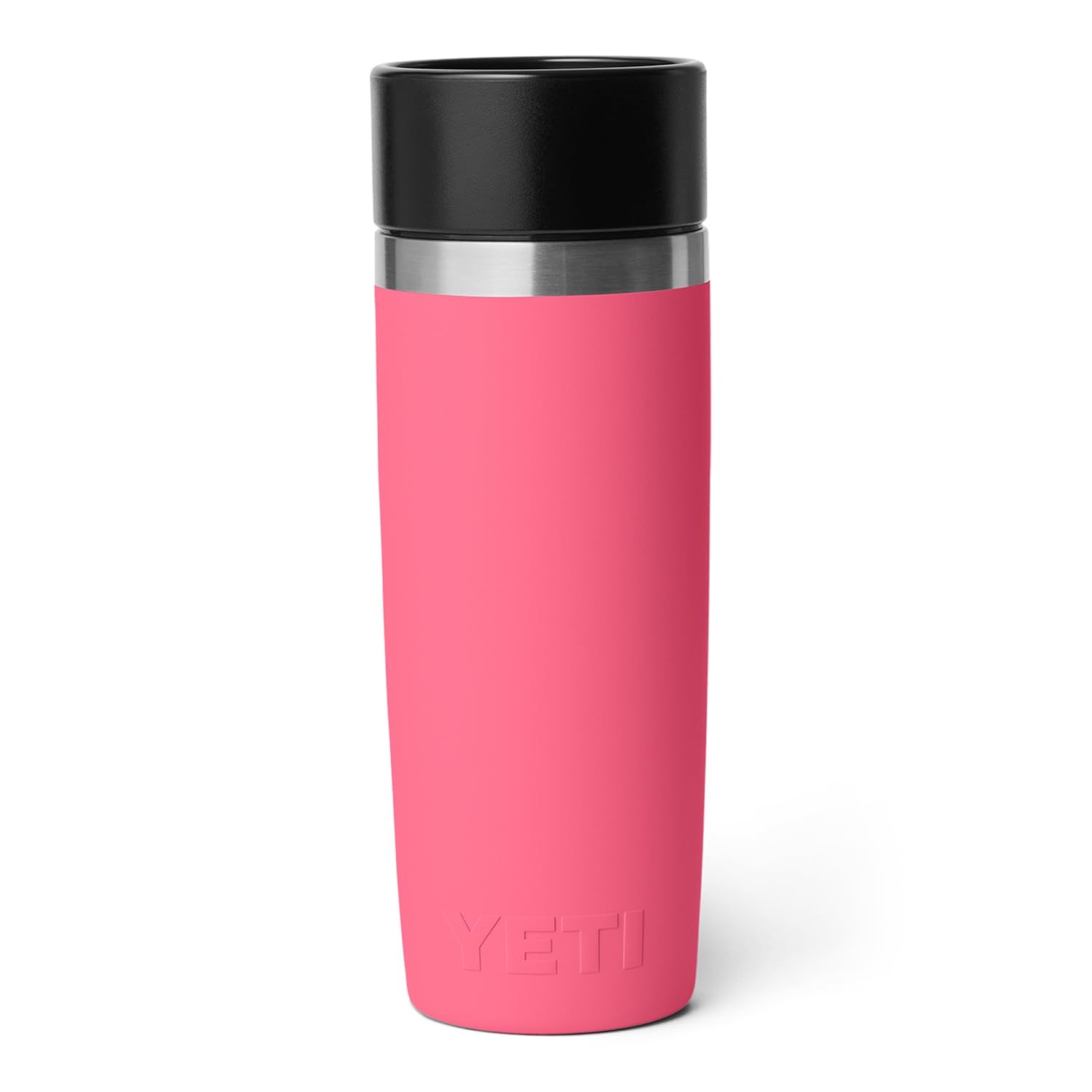 YETI Rambler 16oz Travel Bottle tropical pink color enhances visibility
