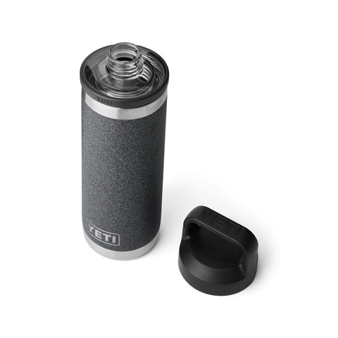 YETI Rambler 18oz bottle with chug cap for quick, spill-free sipping