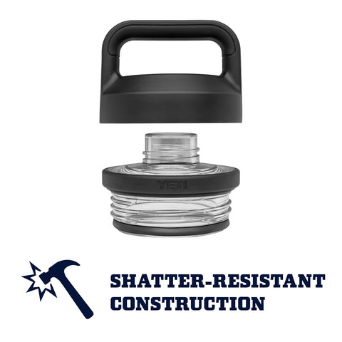 YETI Rambler 18 oz bottle has No Sweat exterior to prevent condensation.