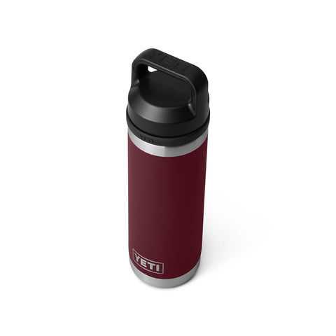 No sweat exterior YETI Rambler 18 oz bottle keeps hands dry