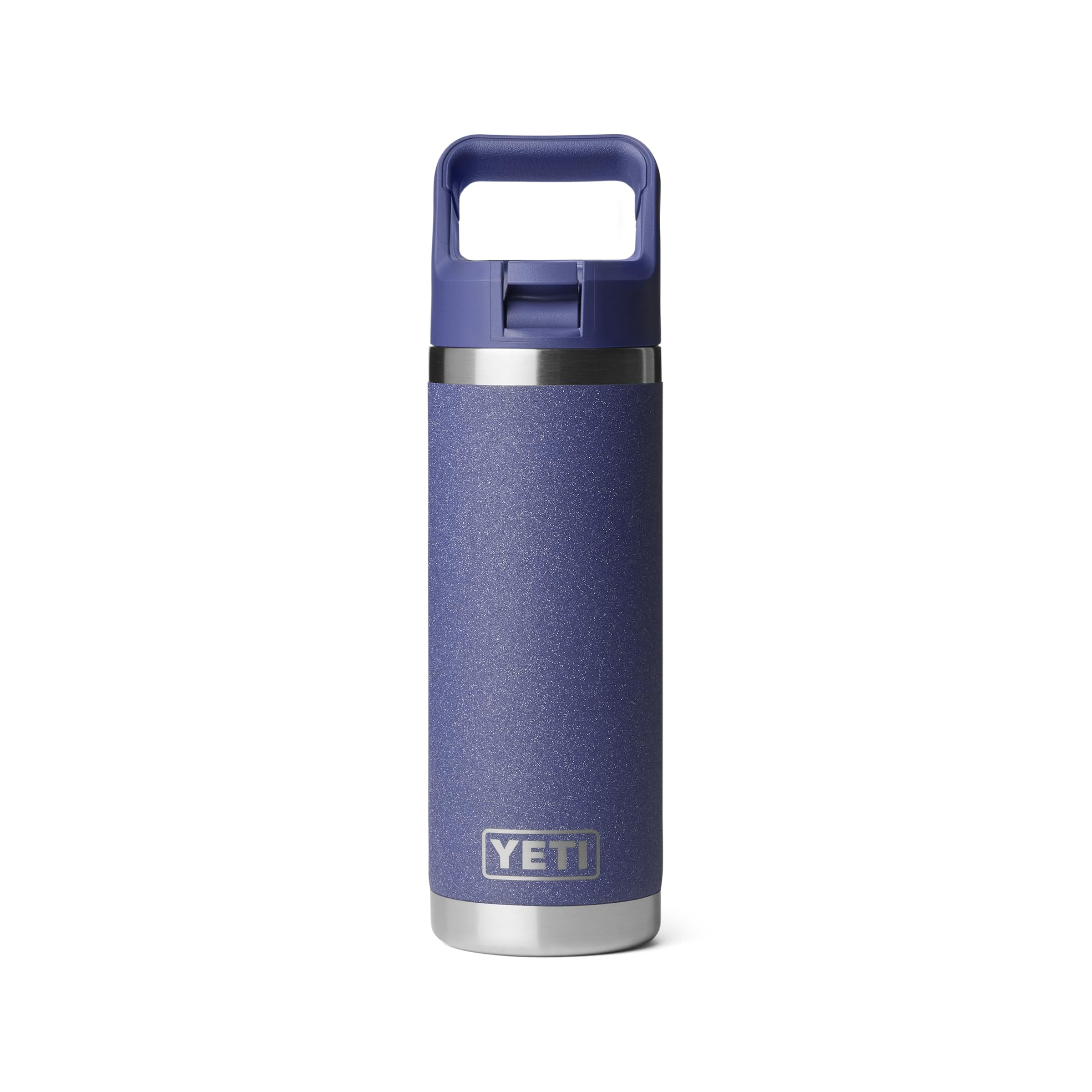 YETI Rambler Moon Dust straw cap demonstrates leak-resistant design for smooth on-the-go sipping