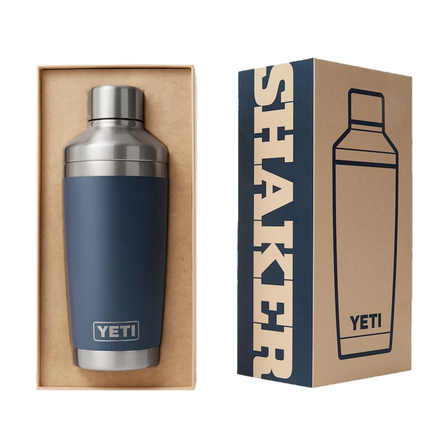 YETI Rambler 20 oz cocktail shaker leak-resistant lid prevents splashes during shaking