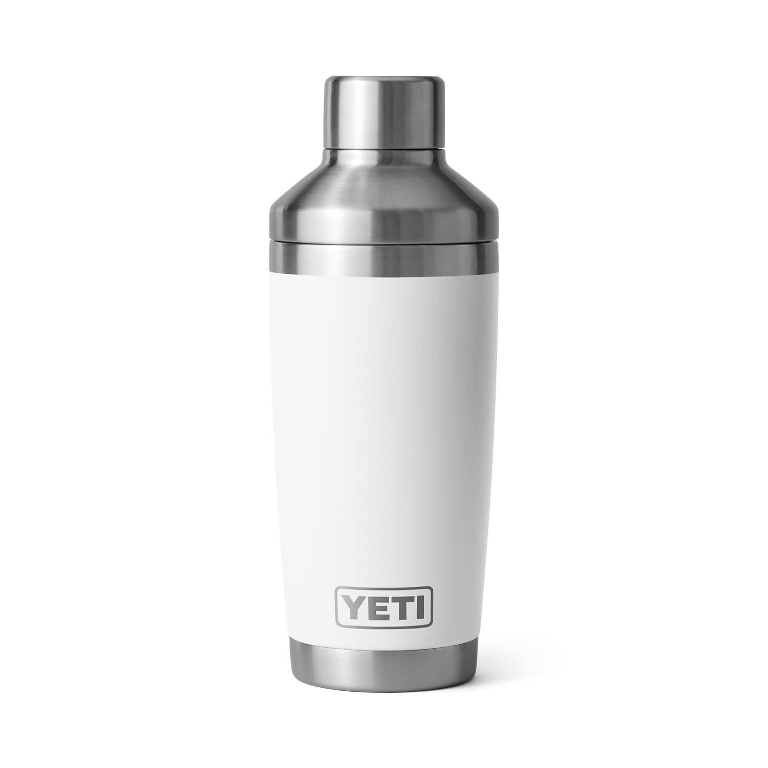 YETI Rambler 20 oz cocktail shaker no-sweat design keeps hands dry while serving