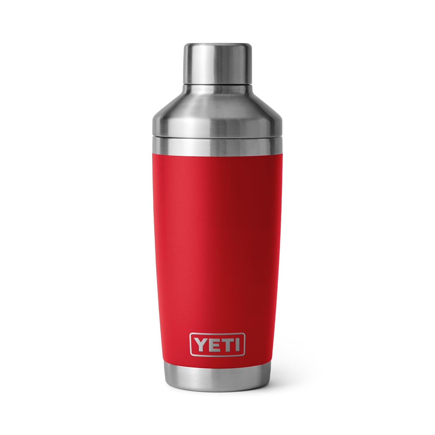 YETI Rambler 20 oz Cocktail Shaker emphasizes 18/8 stainless steel durability.