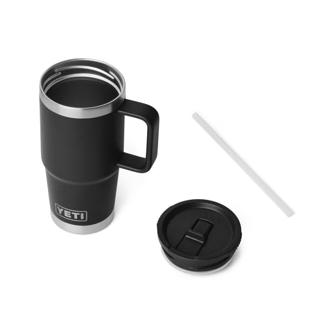 YETI Rambler 20 oz fits into most cup holders for easy access on drives