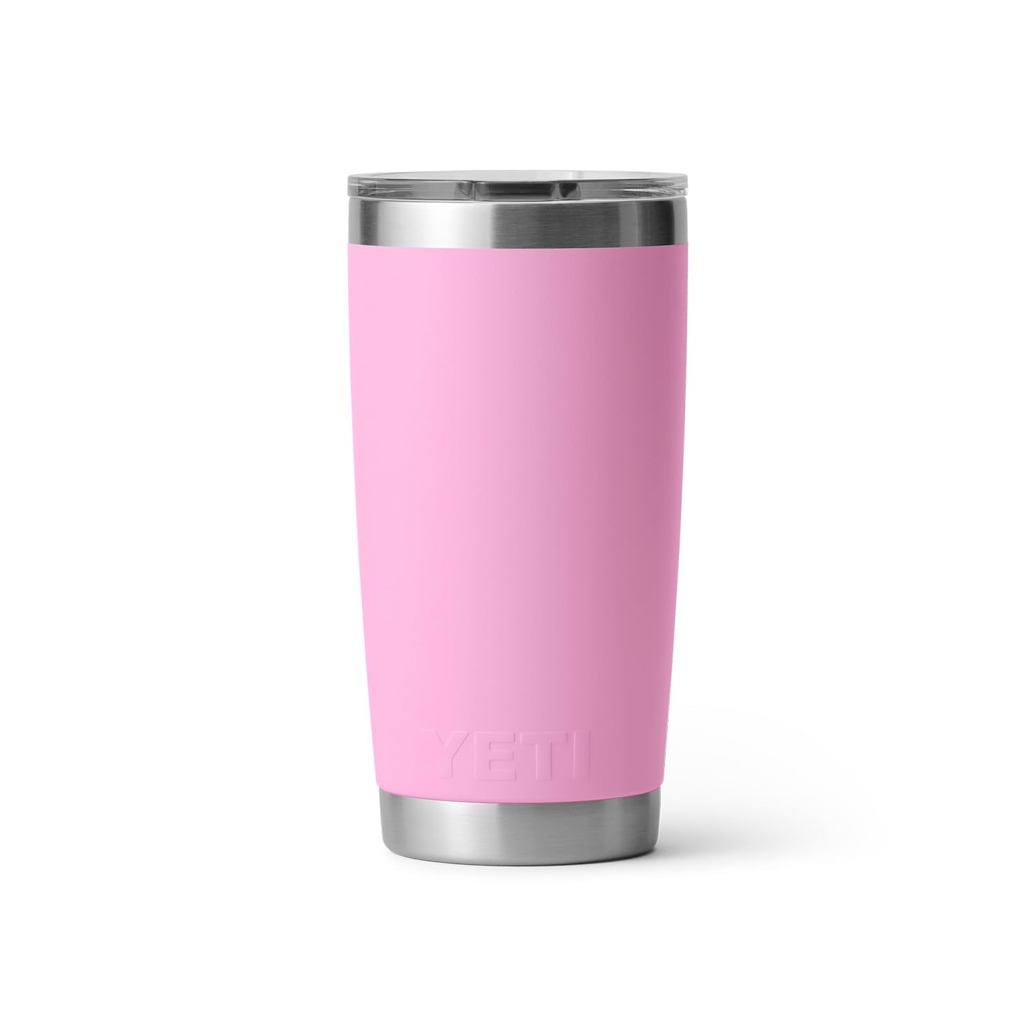 YETI Rambler 20 oz labeled as dishwasher safe for easy cleaning.