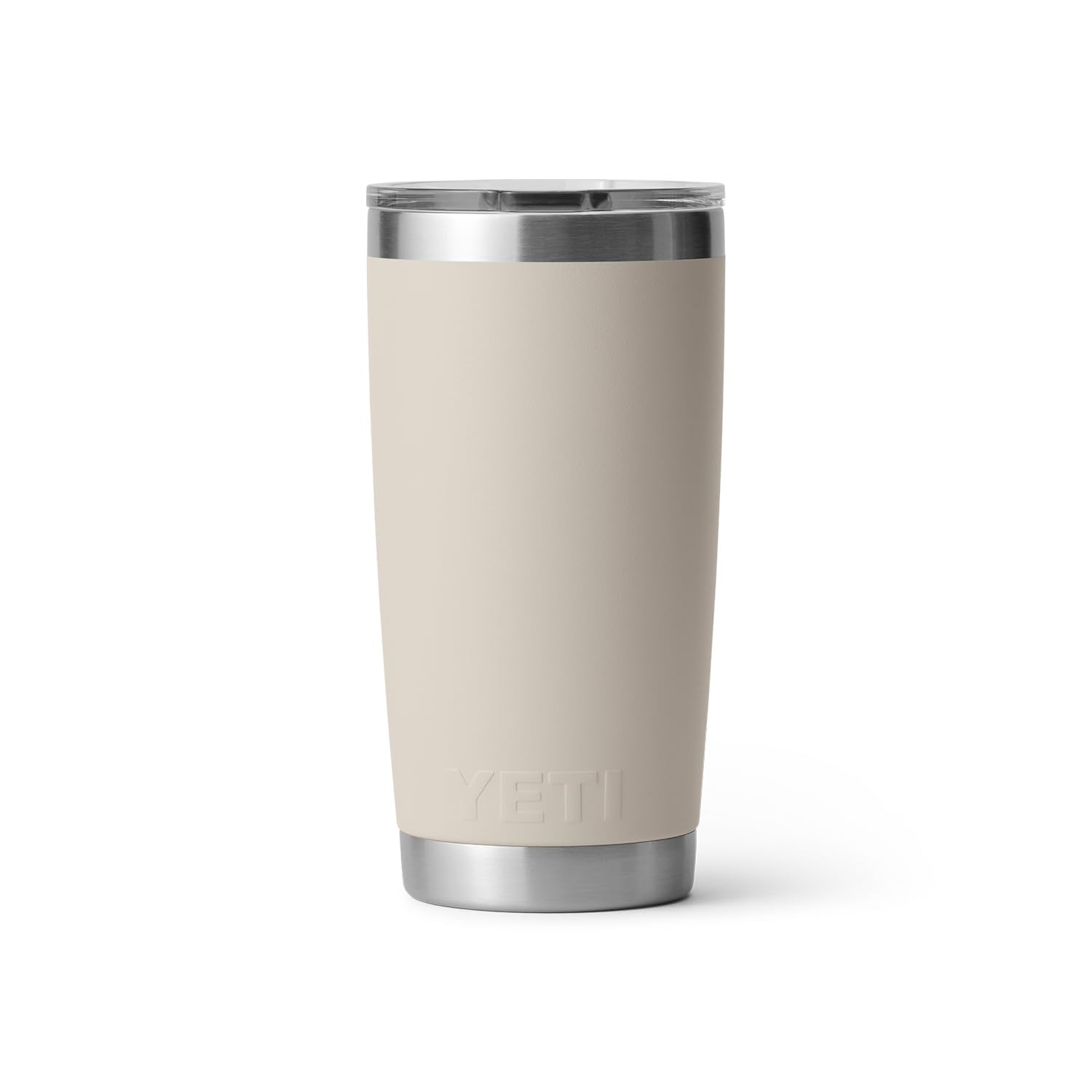 YETI Rambler 20 oz No Sweat design keeps hands dry.