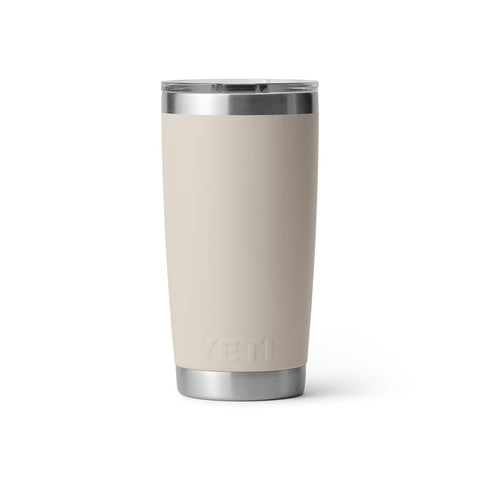 YETI Rambler 20 oz No Sweat design keeps hands dry.