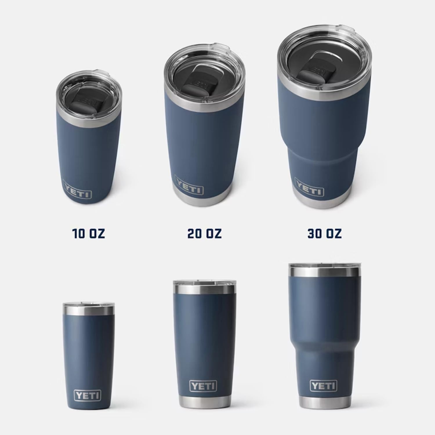 YETI Rambler 20 oz magnetic lid closeup highlighting secure seal