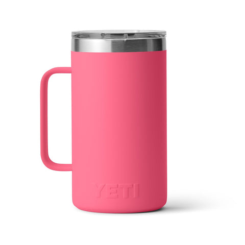YETI Rambler handle-wide shot for comfortable grip.