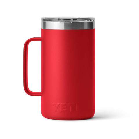 YETI Rambler 24 oz mug BPA-free and dishwasher safe for simple cleanup.