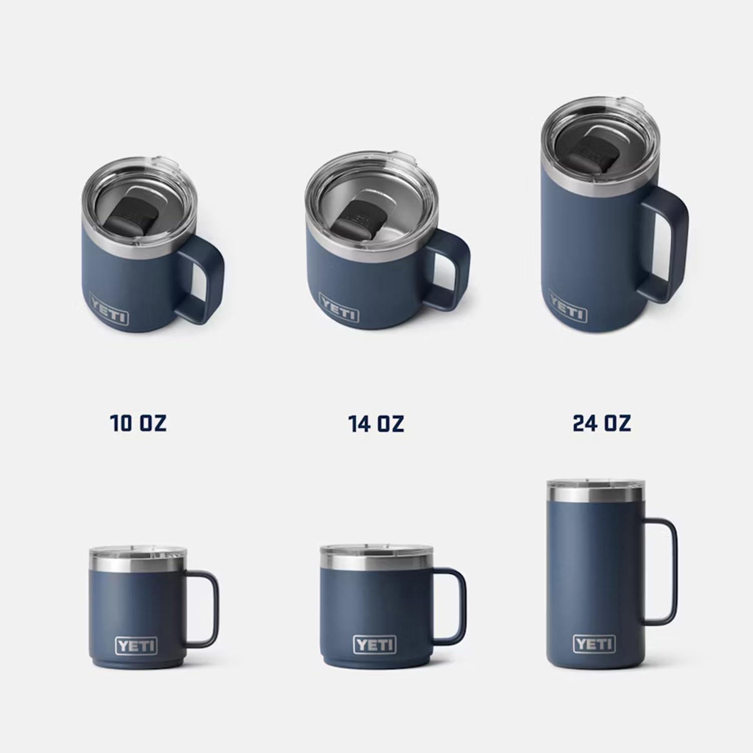 YETI Rambler 24 oz Mug suitable for home, office, and outdoors.