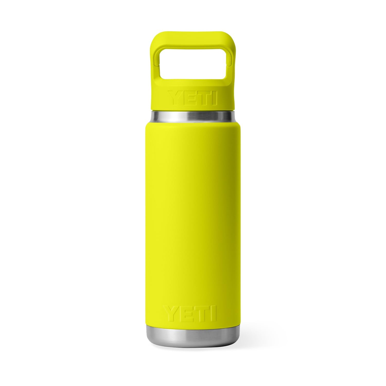 YETI Rambler 26 oz bottle made of 18-8 stainless steel for durability