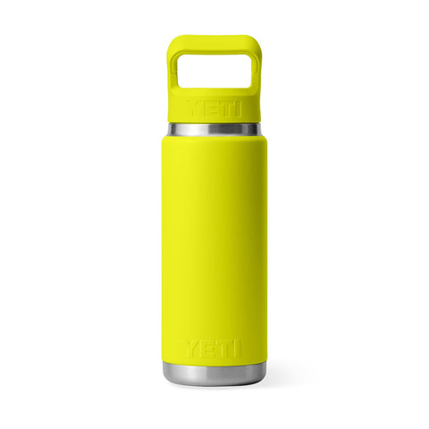 YETI Rambler 26 oz bottle made of 18-8 stainless steel for durability