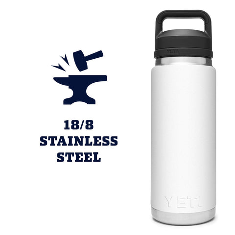 YETI Rambler 26 oz bottle dishwasher safe for easy cleaning