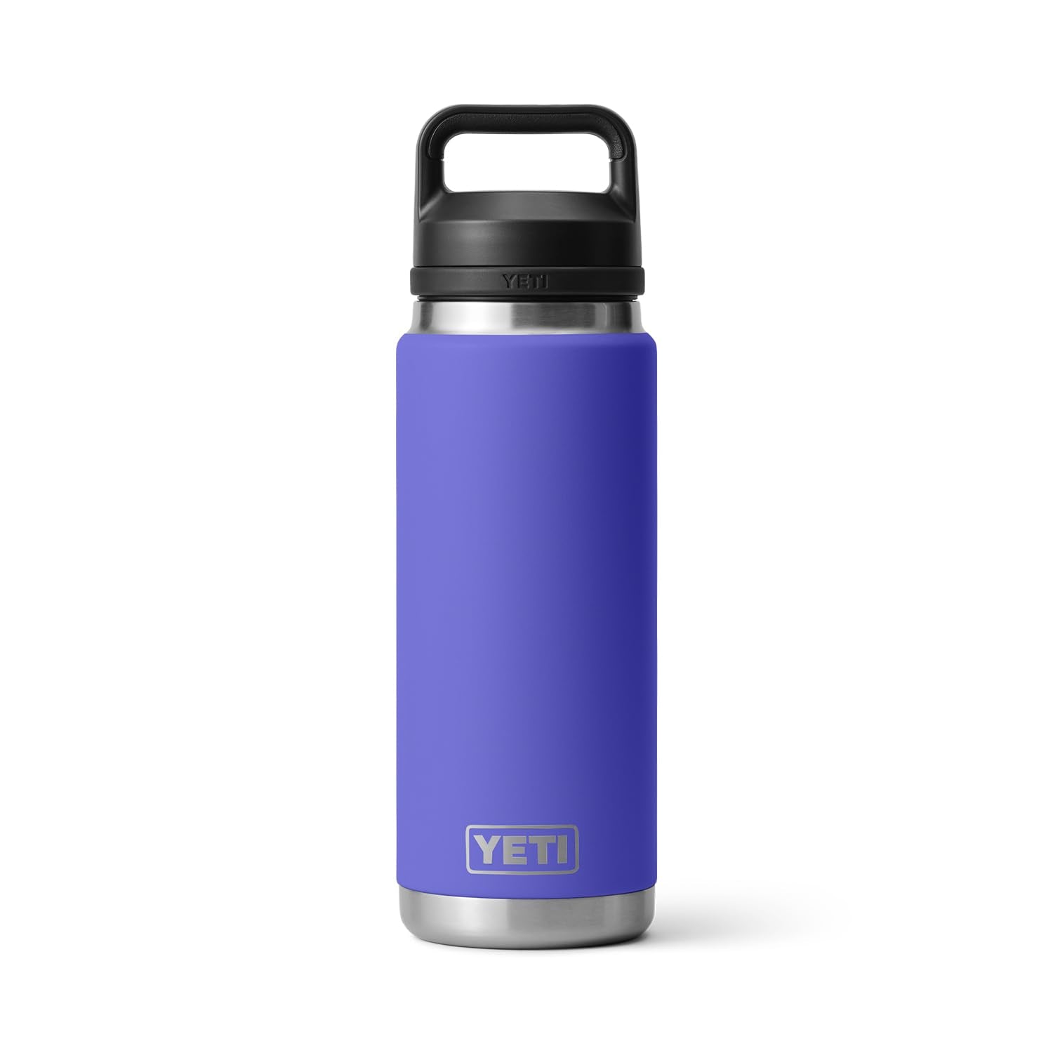 YETI Rambler 26 oz with double-wall vacuum insulation preserves temperature