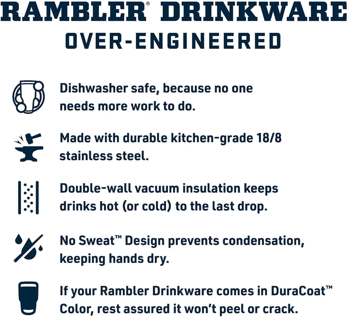 YETI Rambler 30oz BPA-free tumbler for everyday hydration