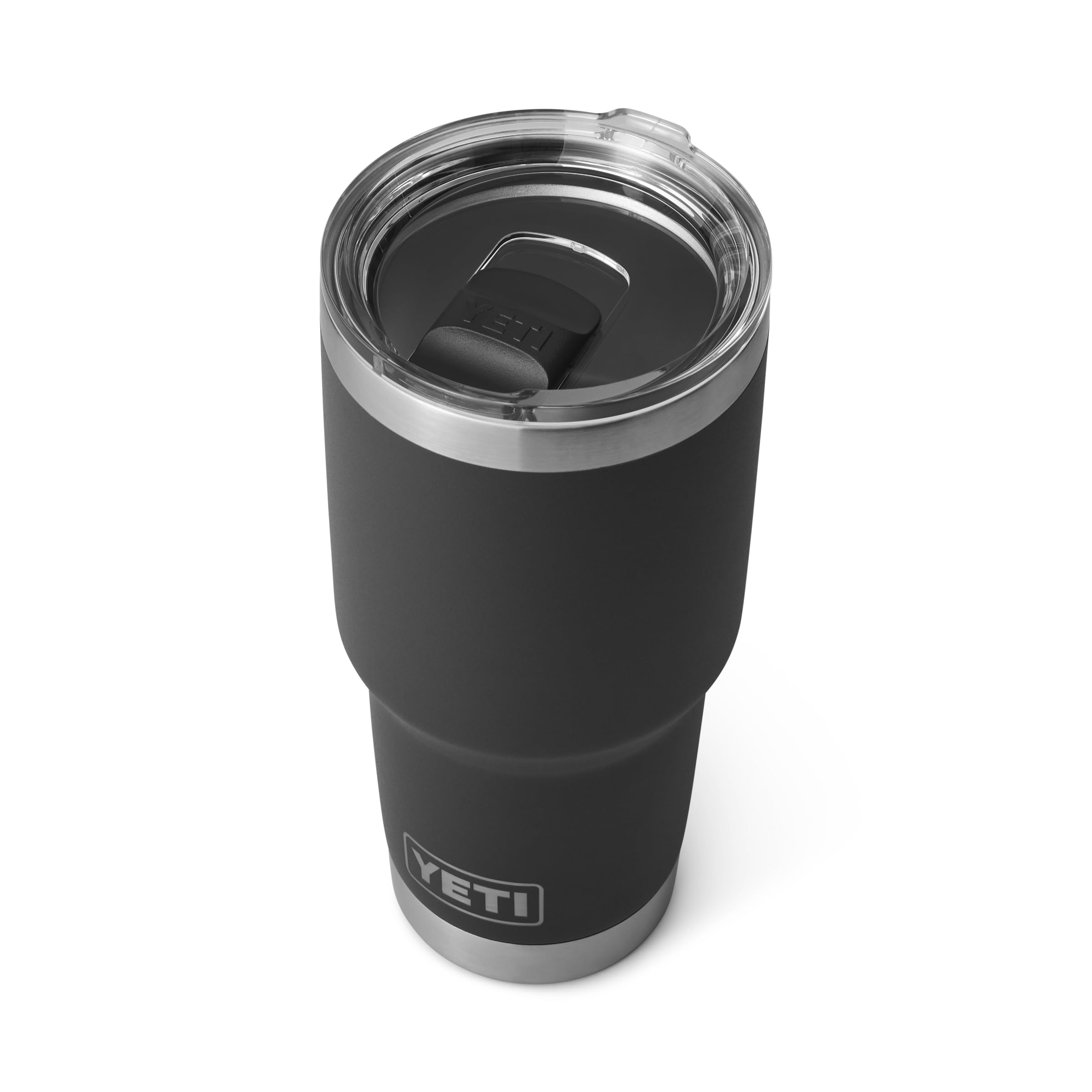 Close-up of YETI Rambler 30oz 18/8 stainless steel body.