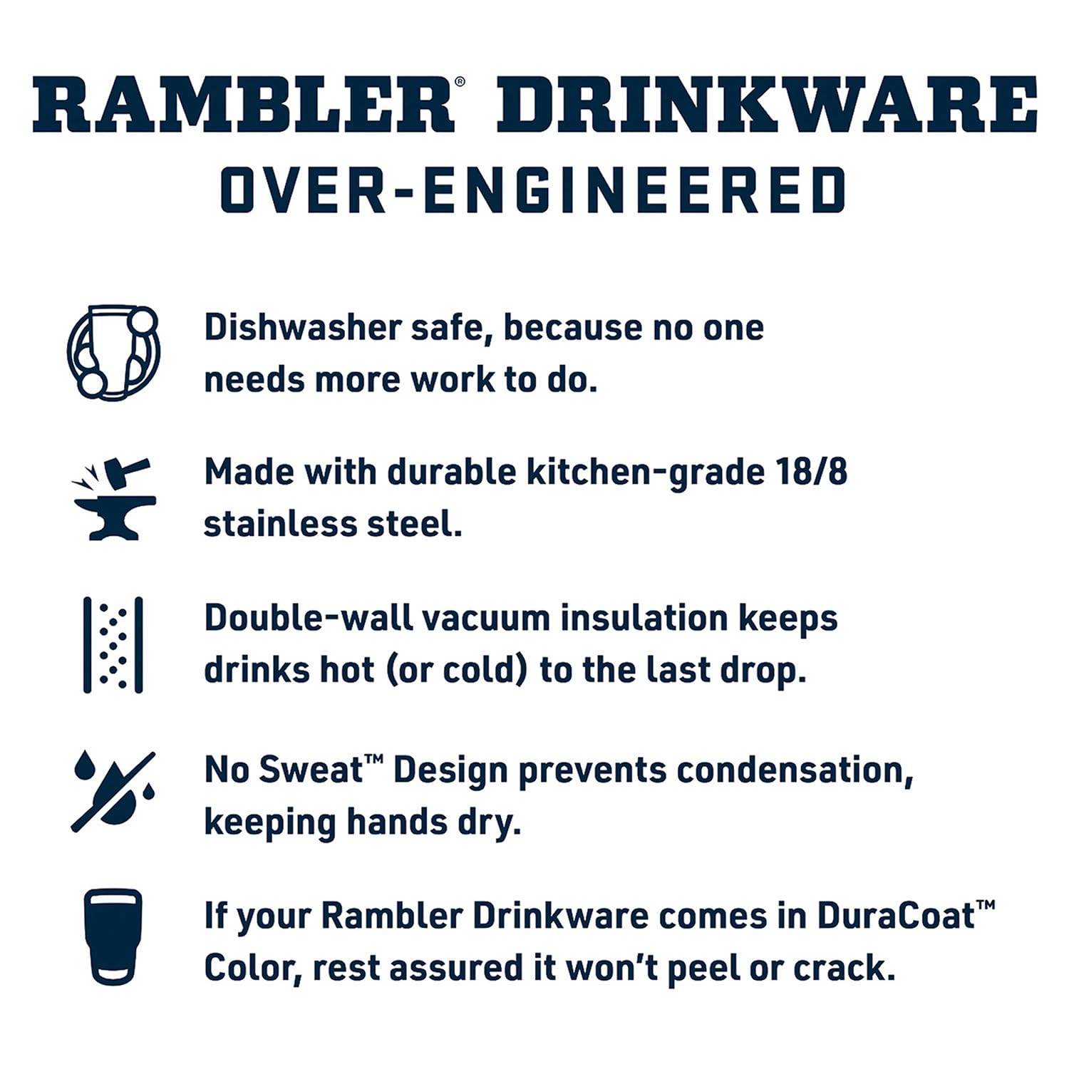 Rambler fits car cup holder, convenient for commuting beverages.