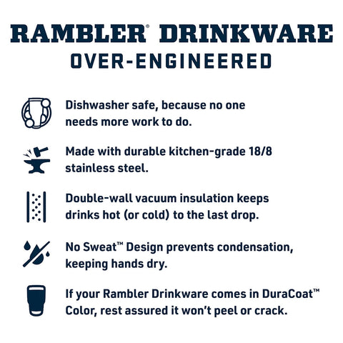 Rambler fits car cup holder, convenient for commuting beverages.