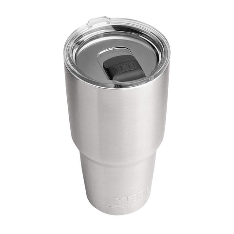 YETI Rambler 30 oz stainless bottle showcases rugged durability for daily hydration.