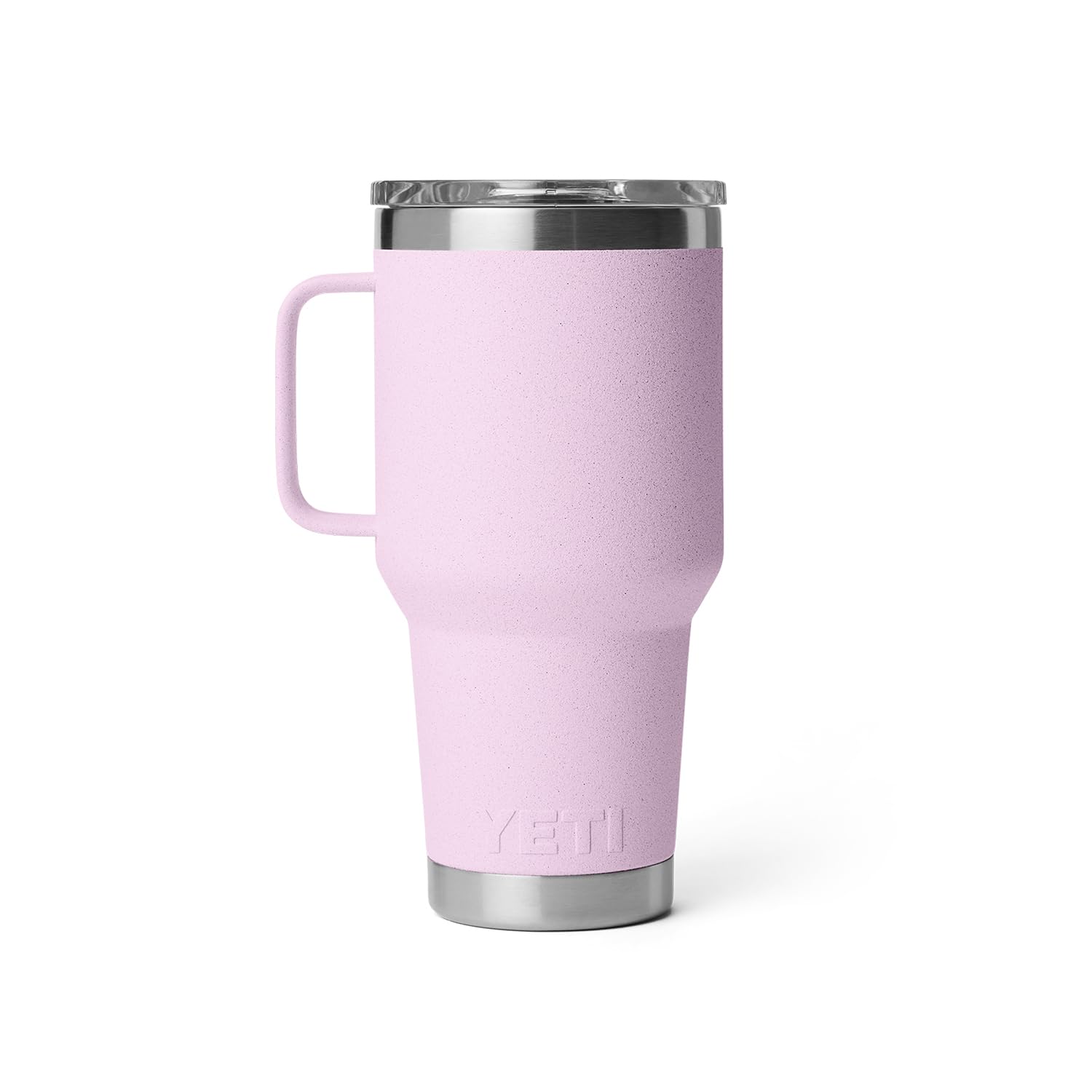 YETI Rambler vacuum insulation keeps drinks cold or hot for longer journeys.