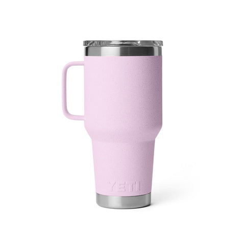 YETI Rambler vacuum insulation keeps drinks cold or hot for longer journeys.