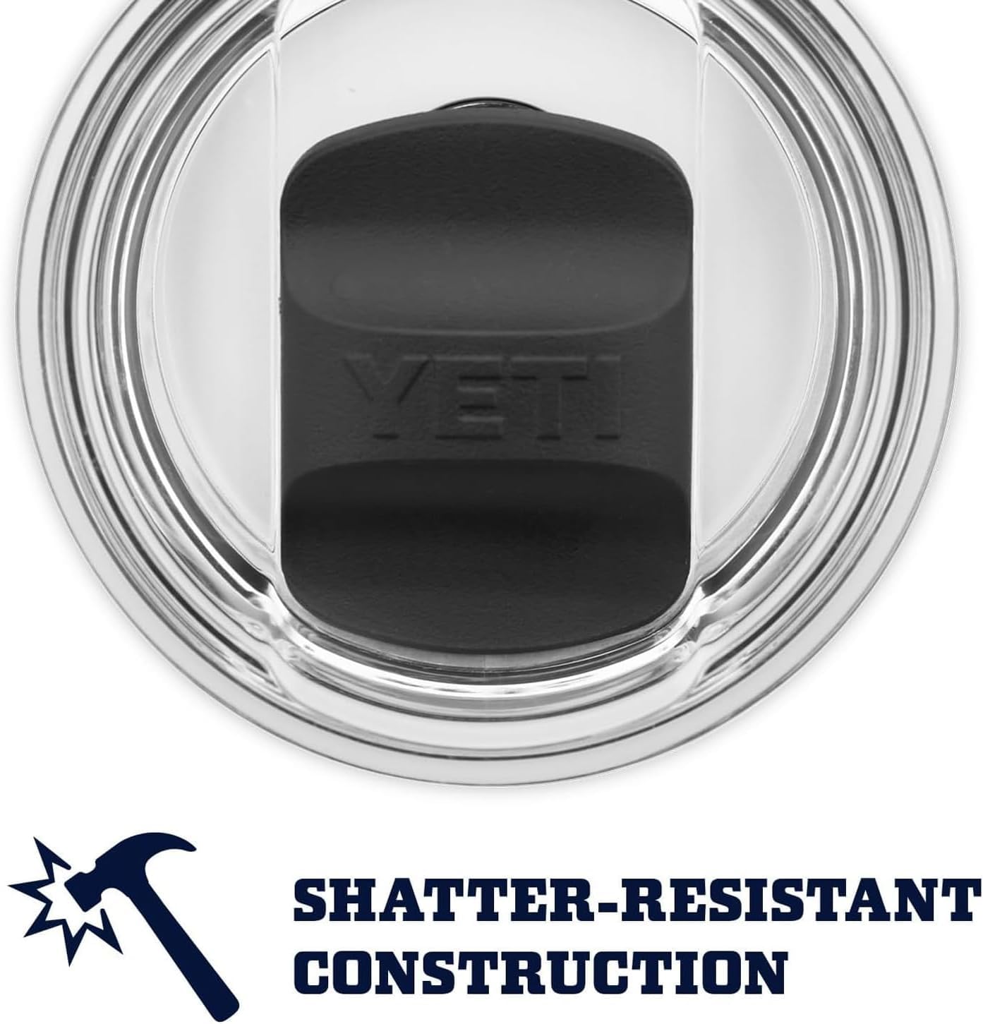 YETI Rambler 30 oz on desk with lid closed for spill-conscious environments.