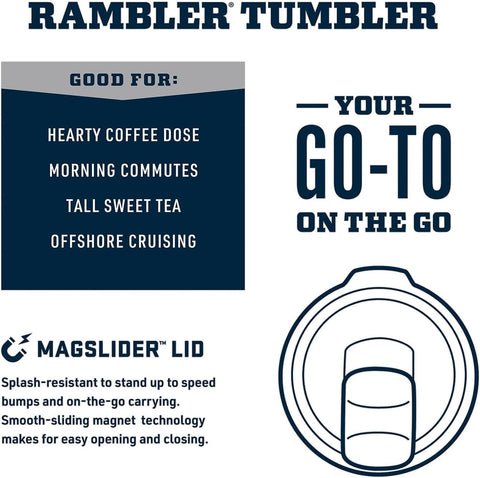 YETI Rambler 30 oz with colorful Duracoat finish shown for everyday commutes.