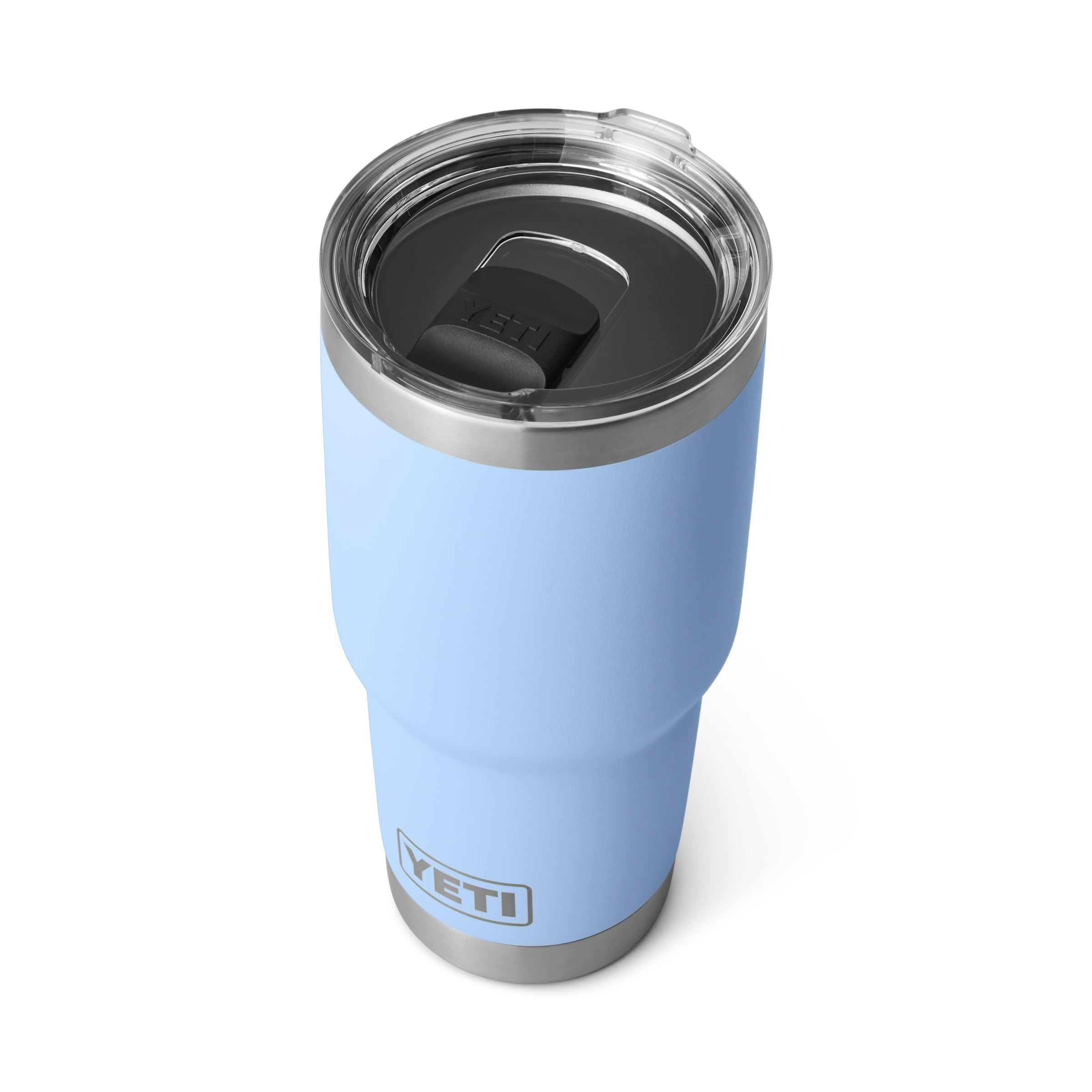 YETI Rambler 30 oz stainless steel body highlights durability and dishwasher-friendly use.