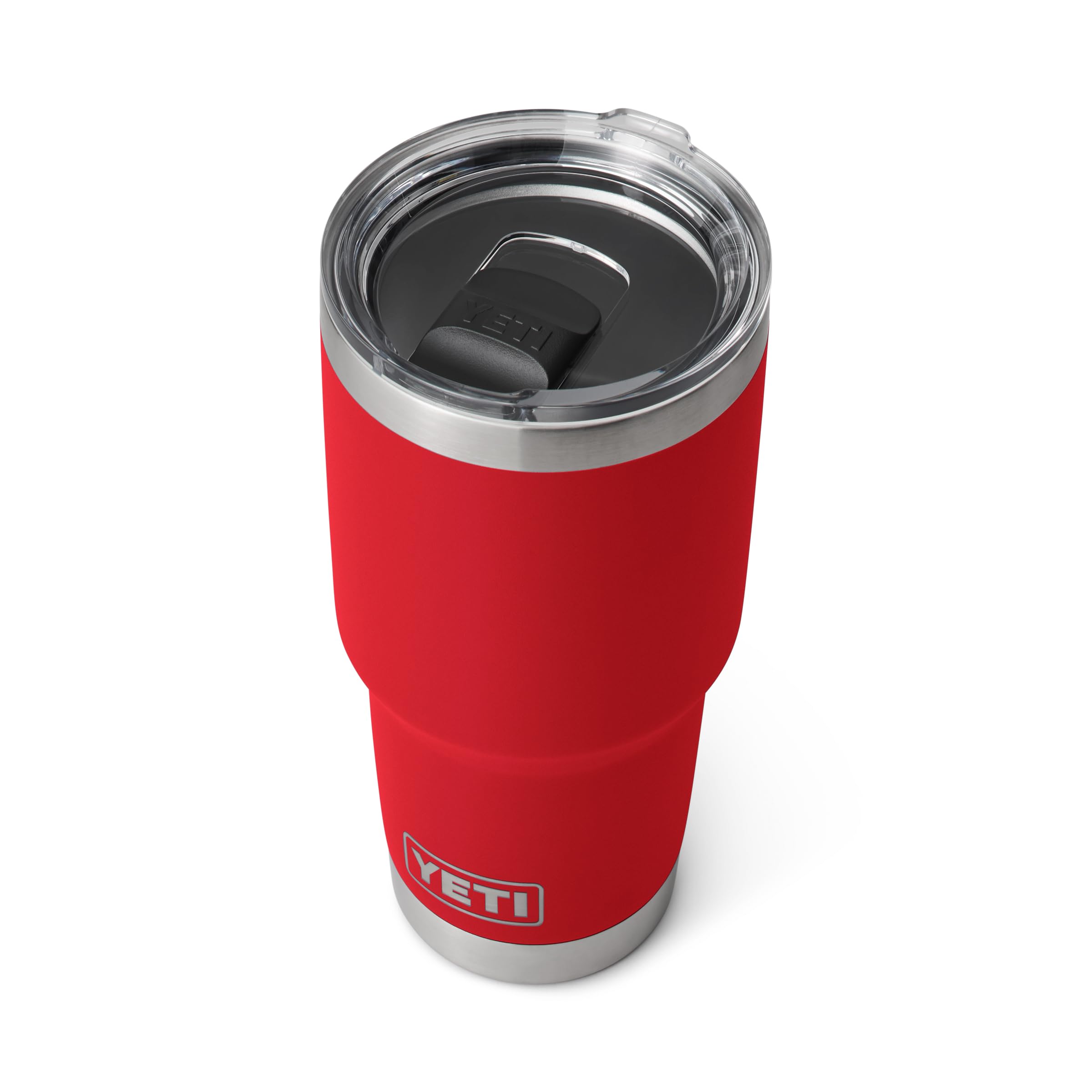 YETI Rambler 30 oz vacuum-insulated bottle keeps beverages at the right temperature outdoors.
