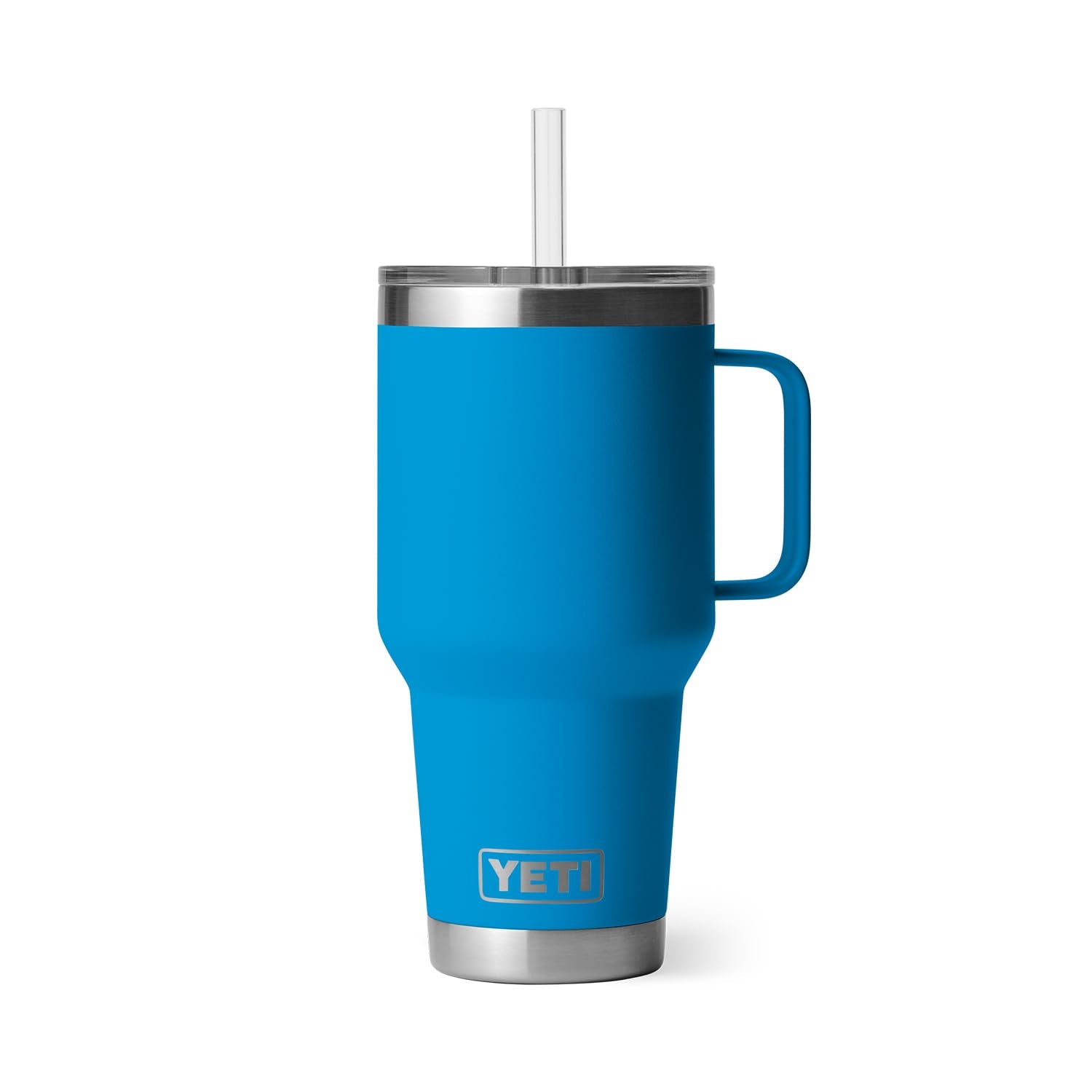 Straw Lid with stopper ensures secure sipping on the go.
