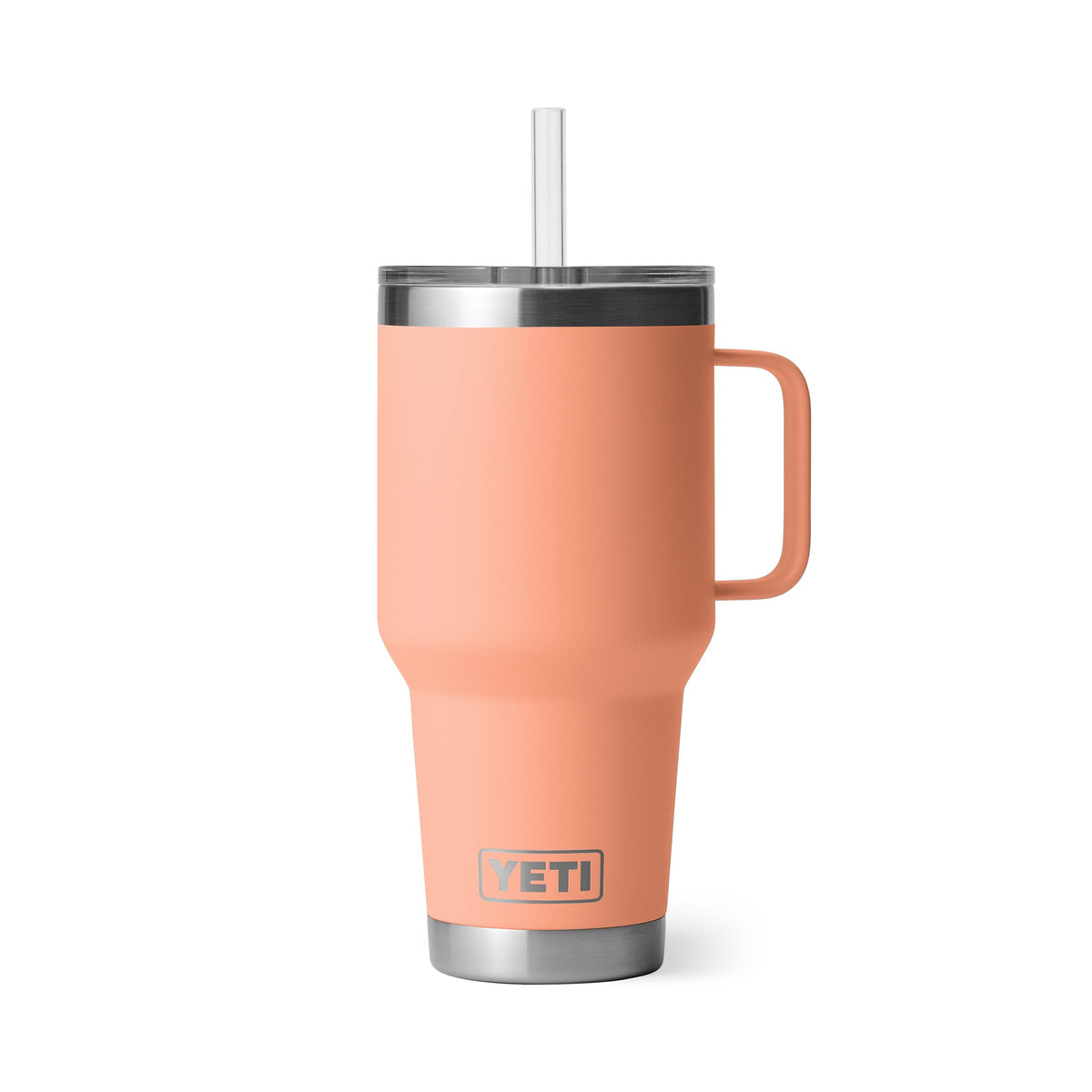 YETI Rambler 35 oz with handle and straw lid for easy on-the-go hydration