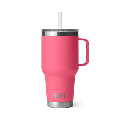 YETI Rambler 35oz with handle for easy carry on adventures.